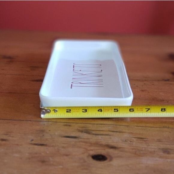 NWOT Rae Dunn "TRINKETS" Ceramic Tray - Picture 5 of 6